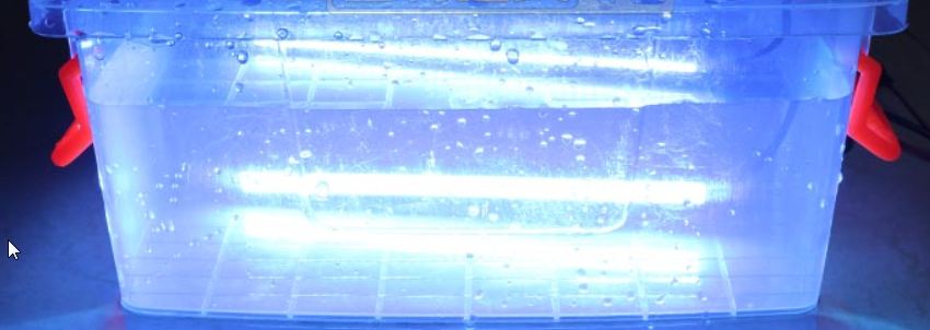ไฟ led daylight 12V สีIce Blue/Article ยาว 17cm บางเฉียบ กันน้ำ
